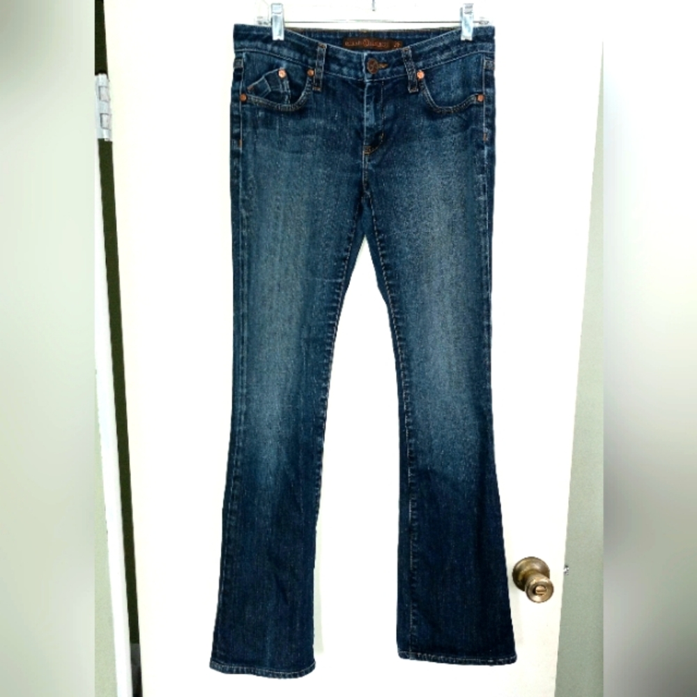Dylan & George 28 5 pocket low rise bootcut jeans